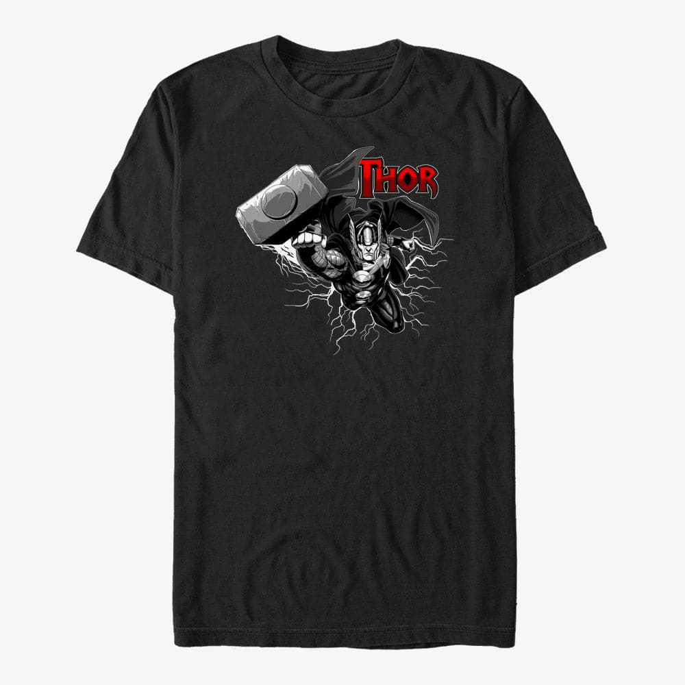 Tričká Merch Marvel Avengers Classic - Son Of Odin Unisex T-Shirt Black