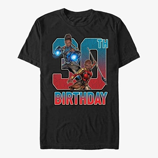 Merch Marvel Avengers Classic - Shuri Okoye 30th Bday Unisex T-Shirt Black