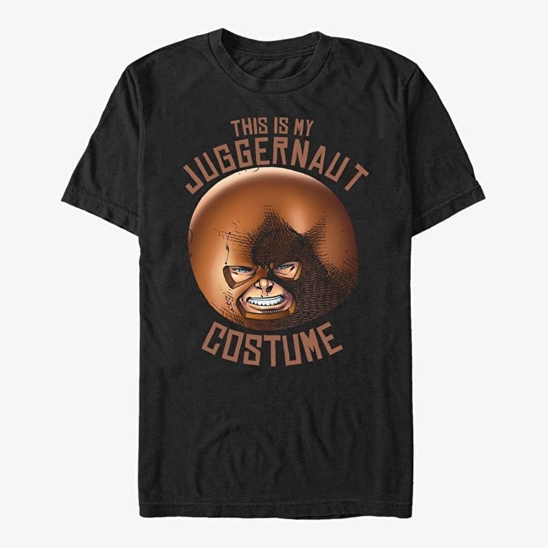 Majice Merch Marvel X-Men - Juggernaut Costume Unisex T-Shirt Black