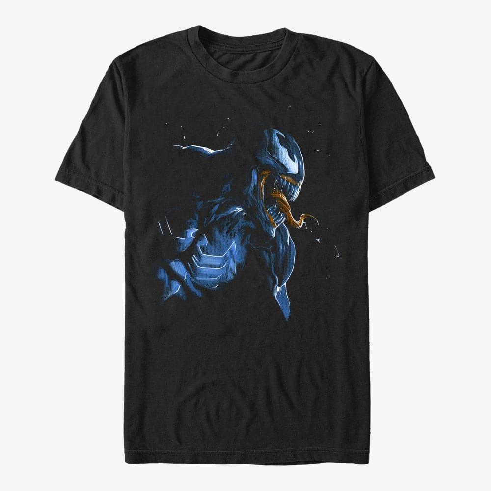 T-shirts Merch Marvel - Venom Distress Unisex T-Shirt Black