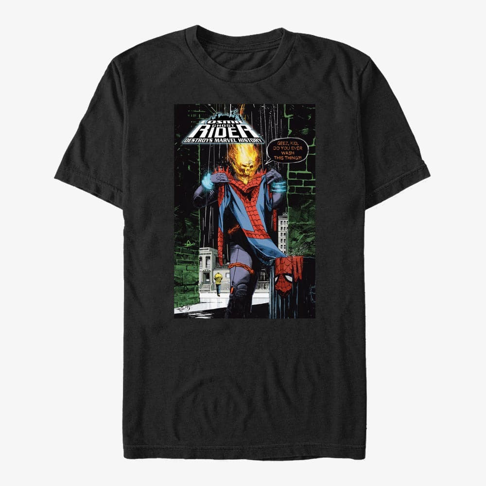 T-shirts Merch Marvel - Ghost Rider Unisex T-Shirt Black