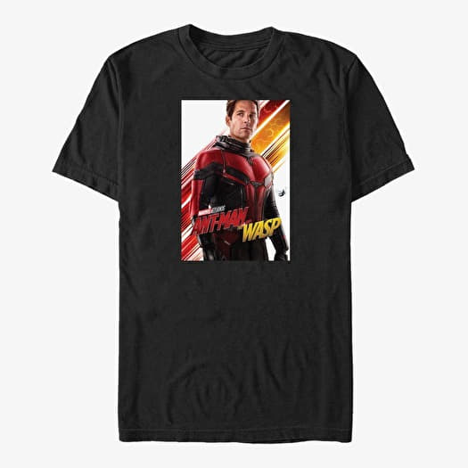 Tricou Merch Marvel Ant-Man & The Wasp: Movie - Ant-Man Poster Unisex T-Shirt Black