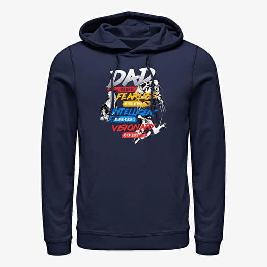 Sudadera Merch Marvel X-Men - X-Dad Unisex Hoodie Navy Blue