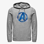 Merch Marvel Avengers: Endgame - Avengers Spray Logo Unisex Hoodie Heather Grey