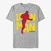 Merch Marvel Avengers: Endgame - Text Pop Iron Unisex T-Shirt Heather Grey