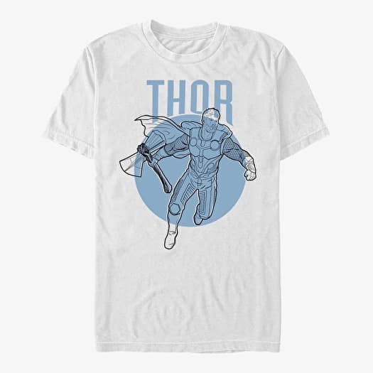 Merch Marvel Avengers: Endgame - Thor Simplicity Unisex T-Shirt White