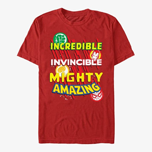 T-shirt Merch Marvel Avengers Classic - Awesomeness Unisex T-Shirt Red