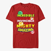 Merch Marvel Avengers Classic - Awesomeness Unisex T-Shirt Red