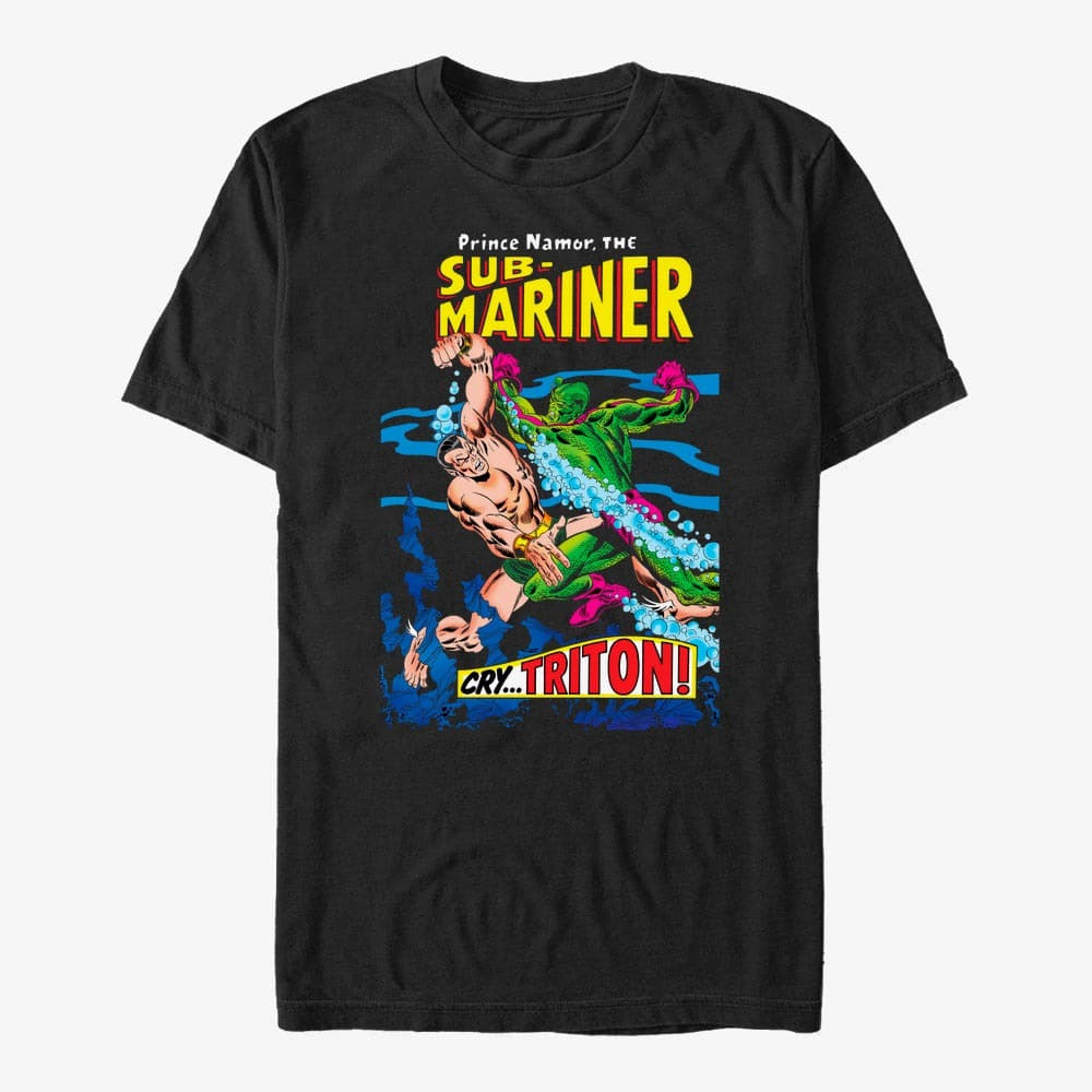 majice kratkih rukava Merch Marvel - Mariner Club Unisex T-Shirt Black