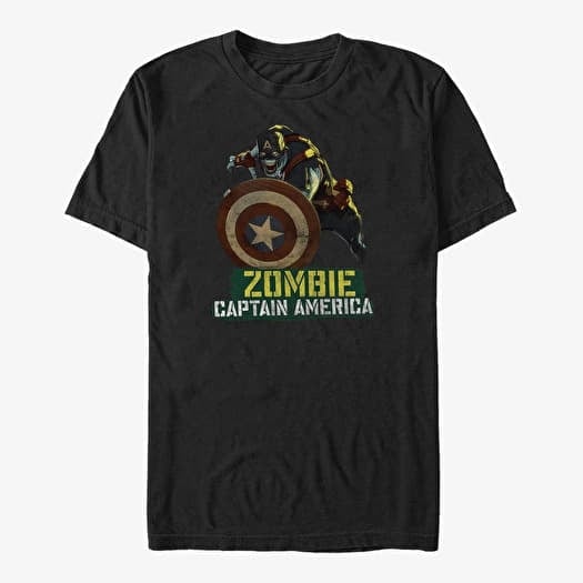 Majica Merch Marvel What If...? - Zombie Cap Unisex T-Shirt Black