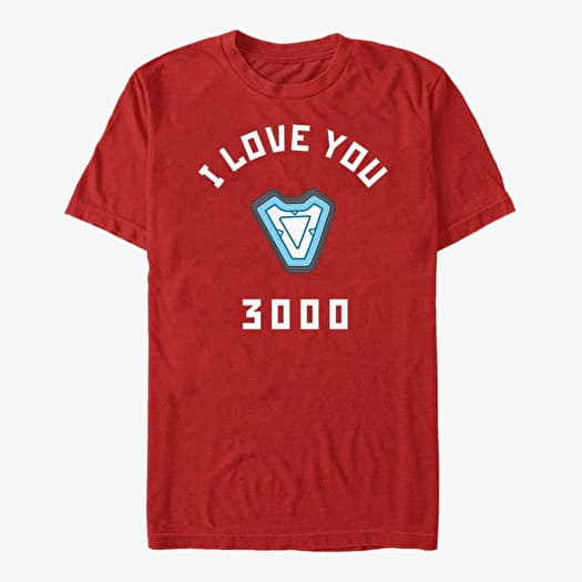 T-shirt Merch Marvel Avengers: Endgame - Three Thousand Unisex T-Shirt Red