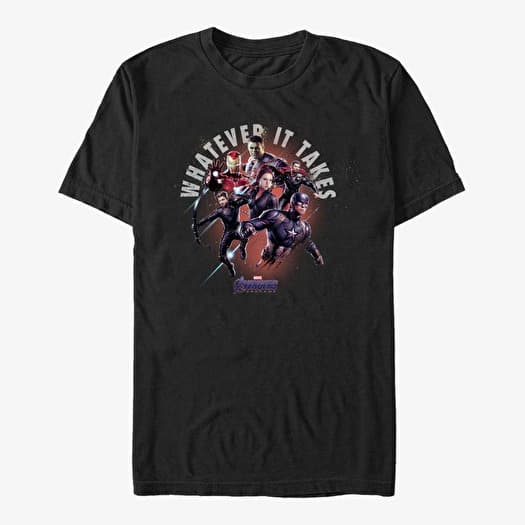 T-shirt Merch Marvel Avengers: Endgame - Heroes Sacrifice Unisex T-Shirt Black