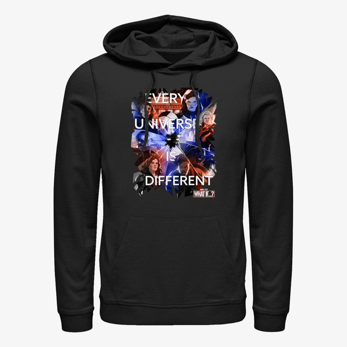 Kapuutsikud ja kampsunid Merch Marvel What If - Every Universe Unisex Hoodie Black
