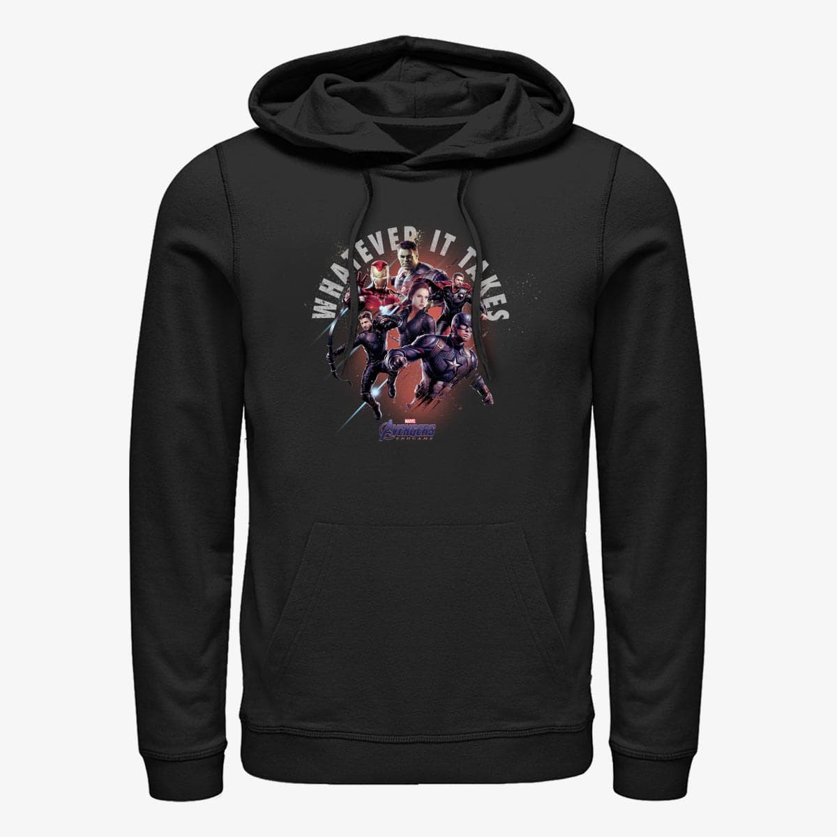 Mikiny Merch Marvel Avengers: Endgame - Heroes Sacrifice Unisex Hoodie Black