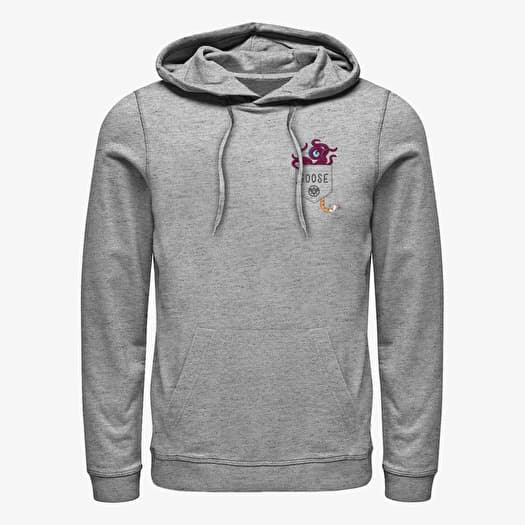 Mikina Merch Captain Marvel: Movie - Goose Flerken Pocket Unisex Hoodie Heather Grey
