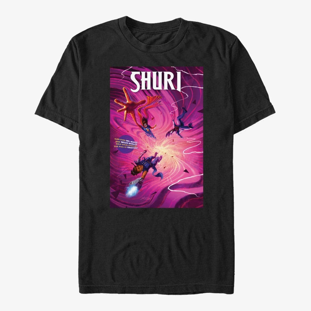 Trička Merch Marvel - Shuri Unisex T-Shirt Black