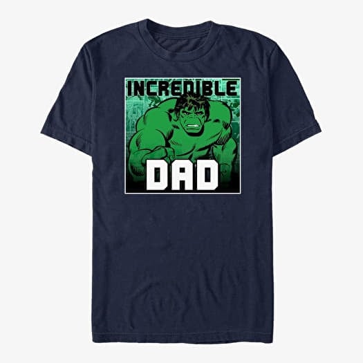 Merch Marvel Avengers Classic - Incredible Dad Unisex T-Shirt Navy Blue