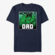 Merch Marvel Avengers Classic - Incredible Dad Unisex T-Shirt Navy Blue