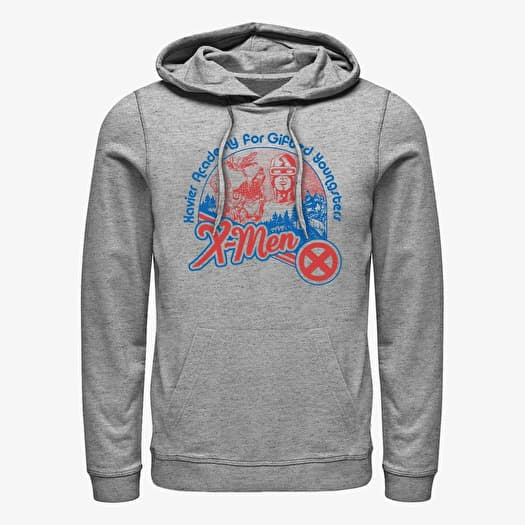 Mikina Merch Marvel X-Men - XMEN SUMMER CAMP Unisex Hoodie Heather Grey