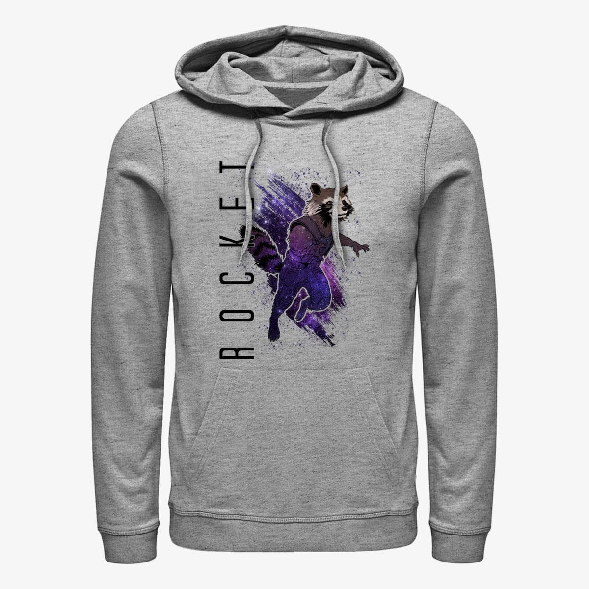 Kapuutsikud ja kampsunid Merch Marvel Avengers: Endgame - Rocket Painted Unisex Hoodie Heather Grey