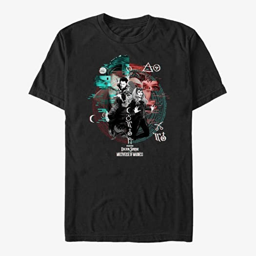 T-shirt Merch Marvel Doctor Strange 2 - Magic Glitch Unisex T-Shirt Black