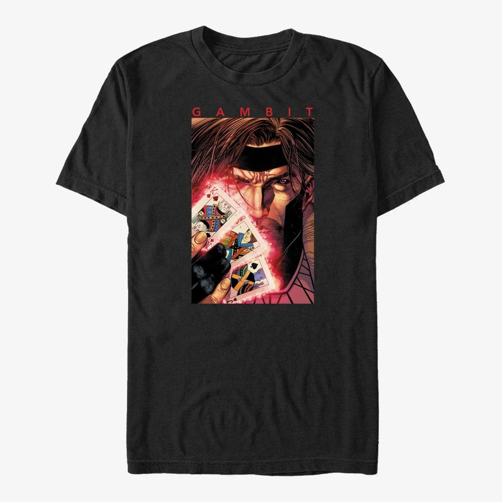 T-shirts Merch Marvel X-Men - Three Aces Unisex T-Shirt Black