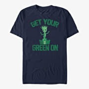 Merch Marvel GOTG 2 - Side View Star Unisex T-Shirt Navy Blue