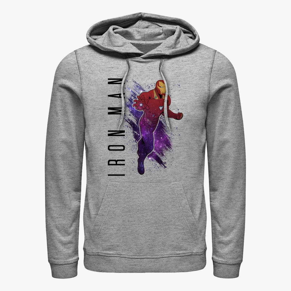 Kapuutsikud ja kampsunid Merch Marvel Avengers: Endgame - Iron Man Painted Unisex Hoodie Heather Grey