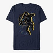 Merch Marvel Avengers: Endgame - Ronin Splatter Unisex T-Shirt Navy Blue
