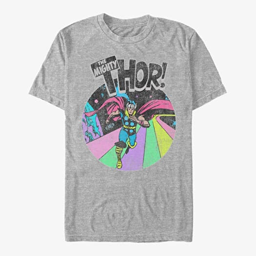 T-särk Merch Marvel Avengers Classic - Grunge Thor Unisex T-Shirt Heather Grey
