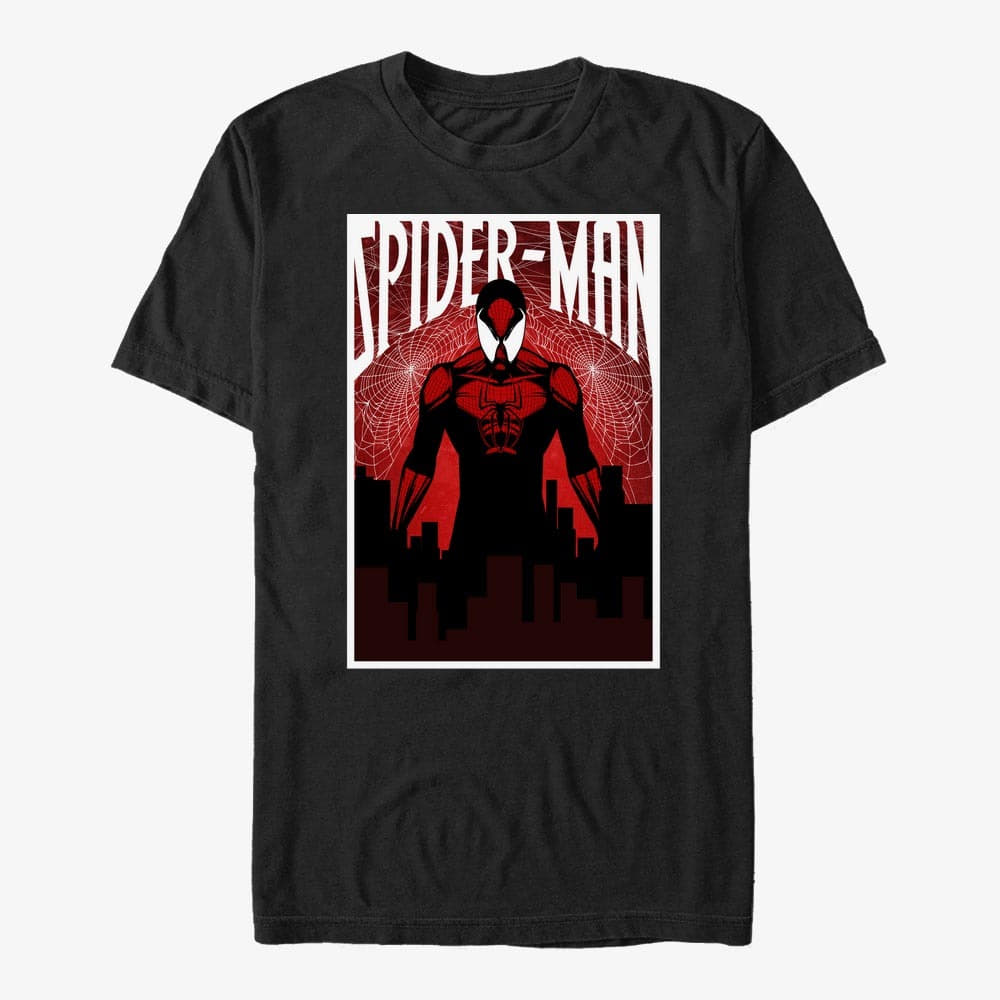 T-Shirts Merch Marvel Spider-Man Classic - Guardian Unisex T-Shirt Black