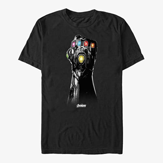 T-shirt Merch Marvel Avengers: Endgame - Shattered Logo Unisex T-Shirt Black