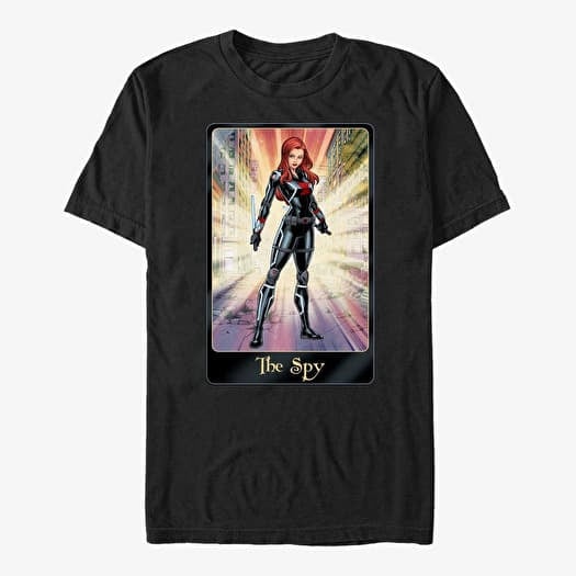 T-shirt Merch Marvel Avengers Classic - The Black Widow Unisex T-Shirt Black