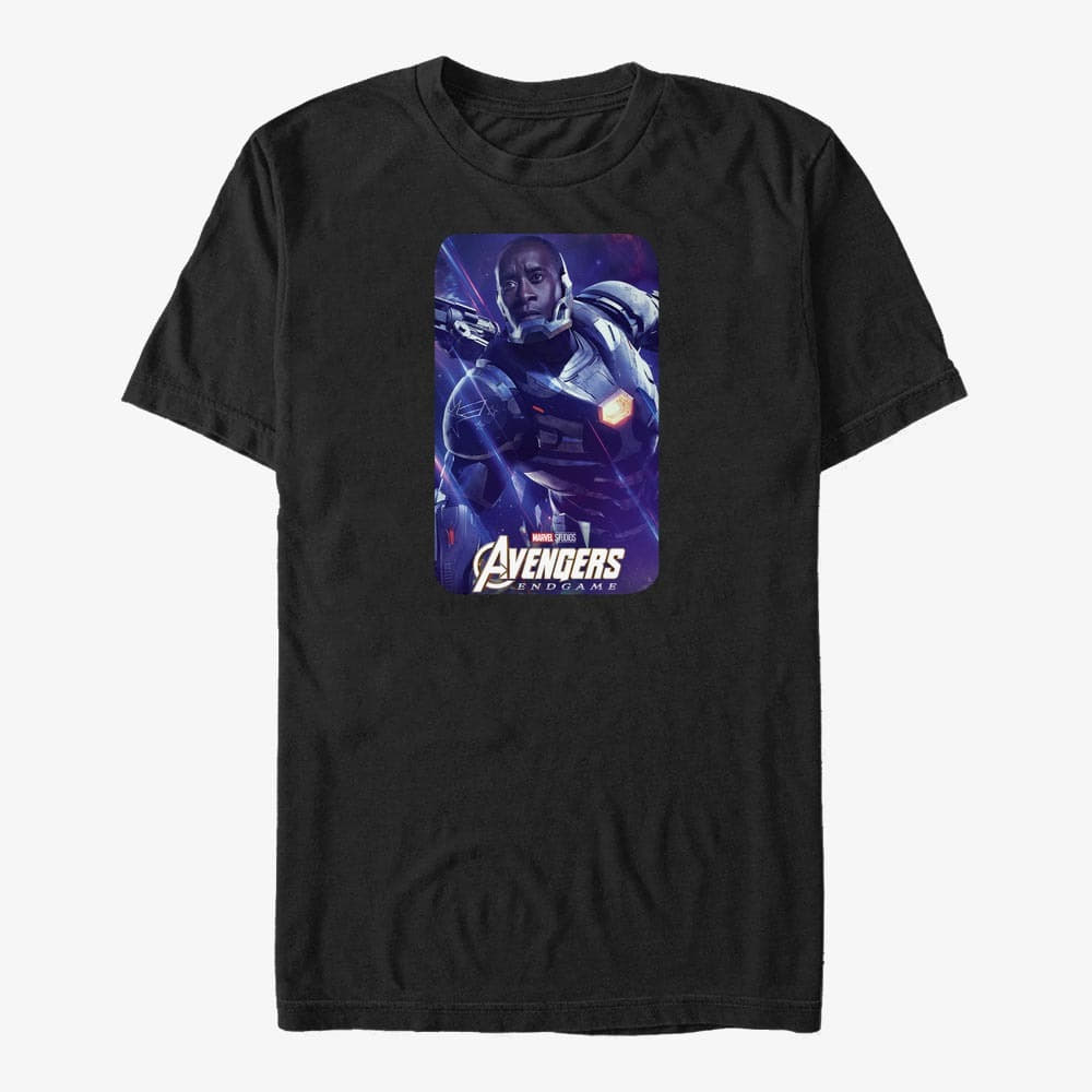 Trička Merch Marvel Avengers: Endgame - Space Machine Unisex T-Shirt Black