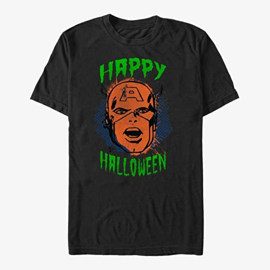 T-shirt Merch Marvel Avengers Classic - CapnFace Halloween Unisex T-Shirt Black
