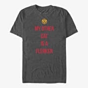 Merch Captain Marvel: Movie - Other Cat Unisex T-Shirt Dark Heather Grey