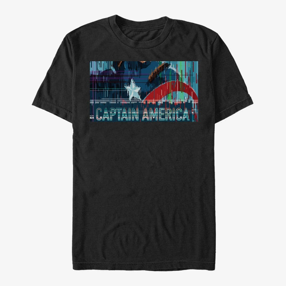 Magliette Merch Marvel - Vibrant Cap Unisex T-Shirt Black