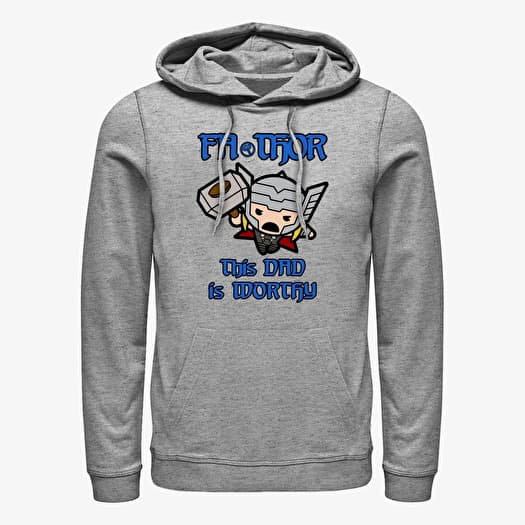 Sweatshirt Merch Marvel Avengers Classic - Fathor Kawaii Unisex Hoodie Heather Grey