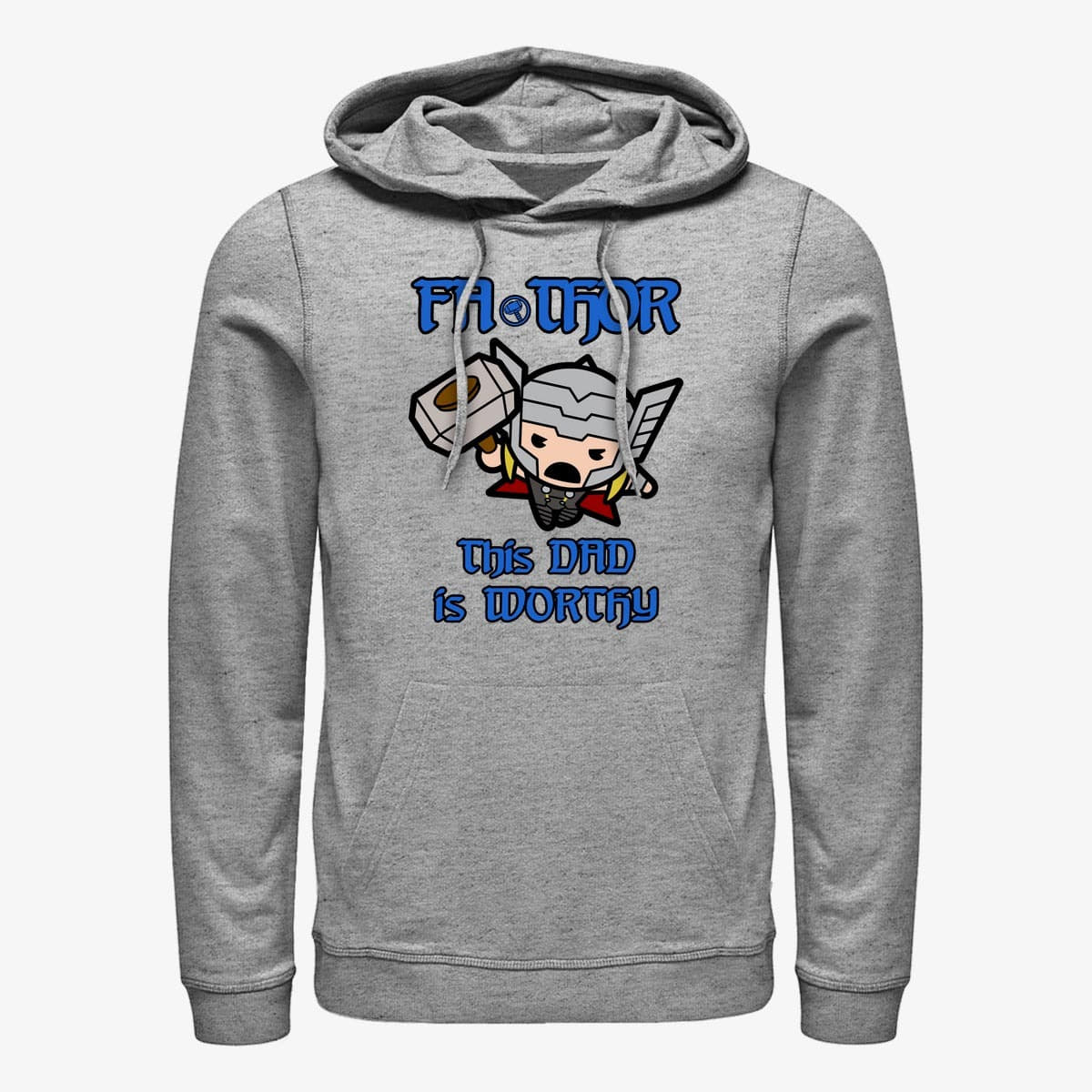 Mikiny Merch Marvel Avengers Classic - Fathor Kawaii Unisex Hoodie Heather Grey