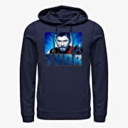 Merch Marvel Avengers: Endgame - Thor Gaze Unisex Hoodie Navy Blue