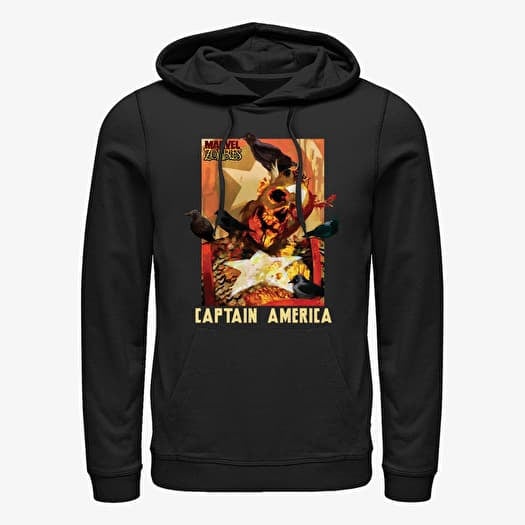 Pulóver Merch Marvel - Zombie Cap Unisex Hoodie Black