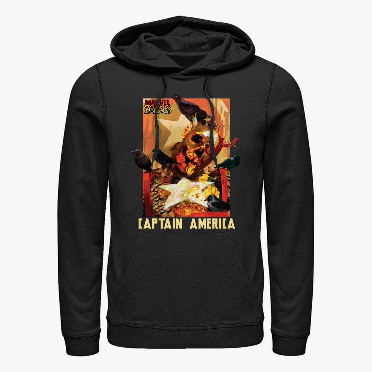 Толстовки та реглани Merch Marvel - Zombie Cap Unisex Hoodie Black