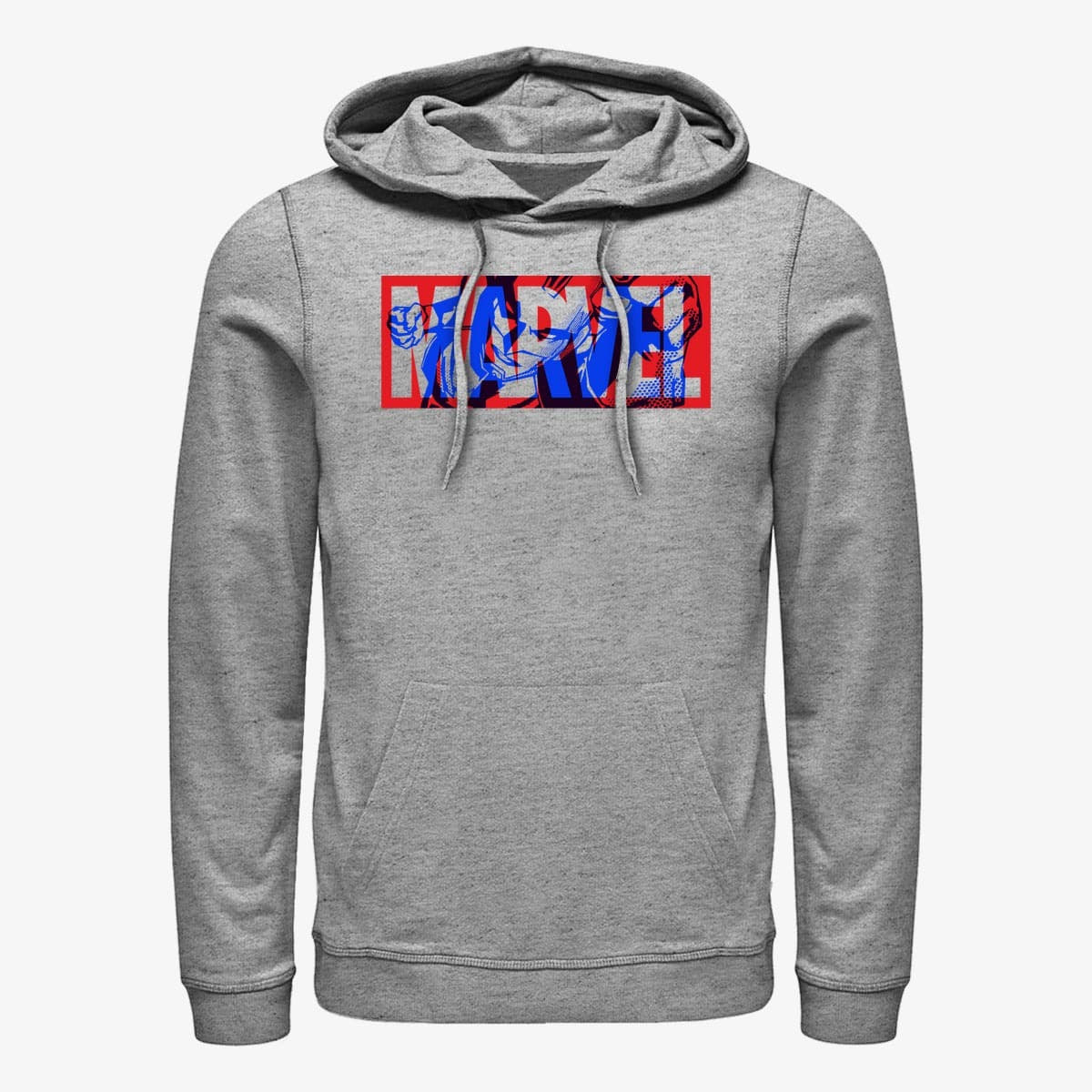 Kapuutsikud ja kampsunid Merch Marvel - Danvers Logo Unisex Hoodie Heather Grey