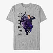 Merch Marvel Avengers: Endgame - Hawkeye Painted Unisex T-Shirt Heather Grey