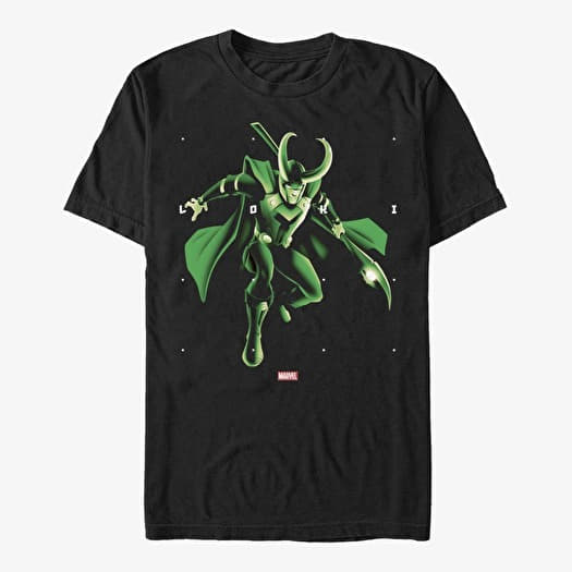 Tricou Merch Marvel - Loki Shapes Unisex T-Shirt Black