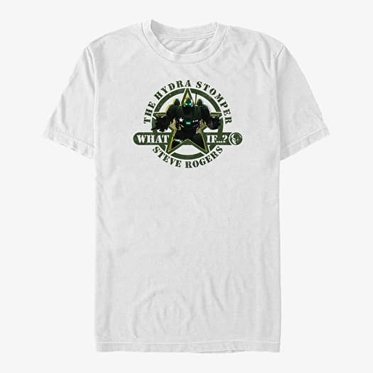 Tričko Merch Marvel What If...? - Steve Rodgers Hydra Unisex T-Shirt White
