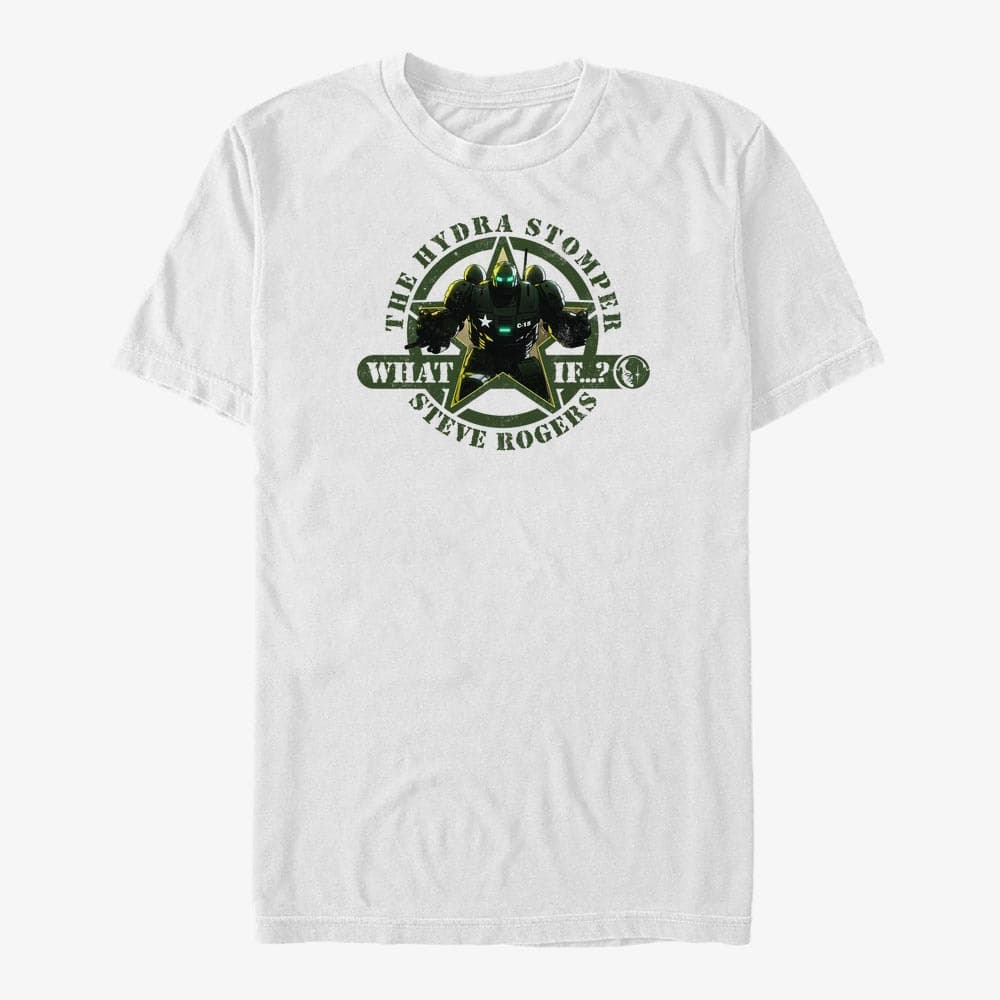 Magliette Merch Marvel What If...? - Steve Rodgers Hydra Unisex T-Shirt White