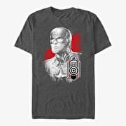Merch Marvel Avengers: Endgame - Cap Tag Unisex T-Shirt Dark Heather Grey