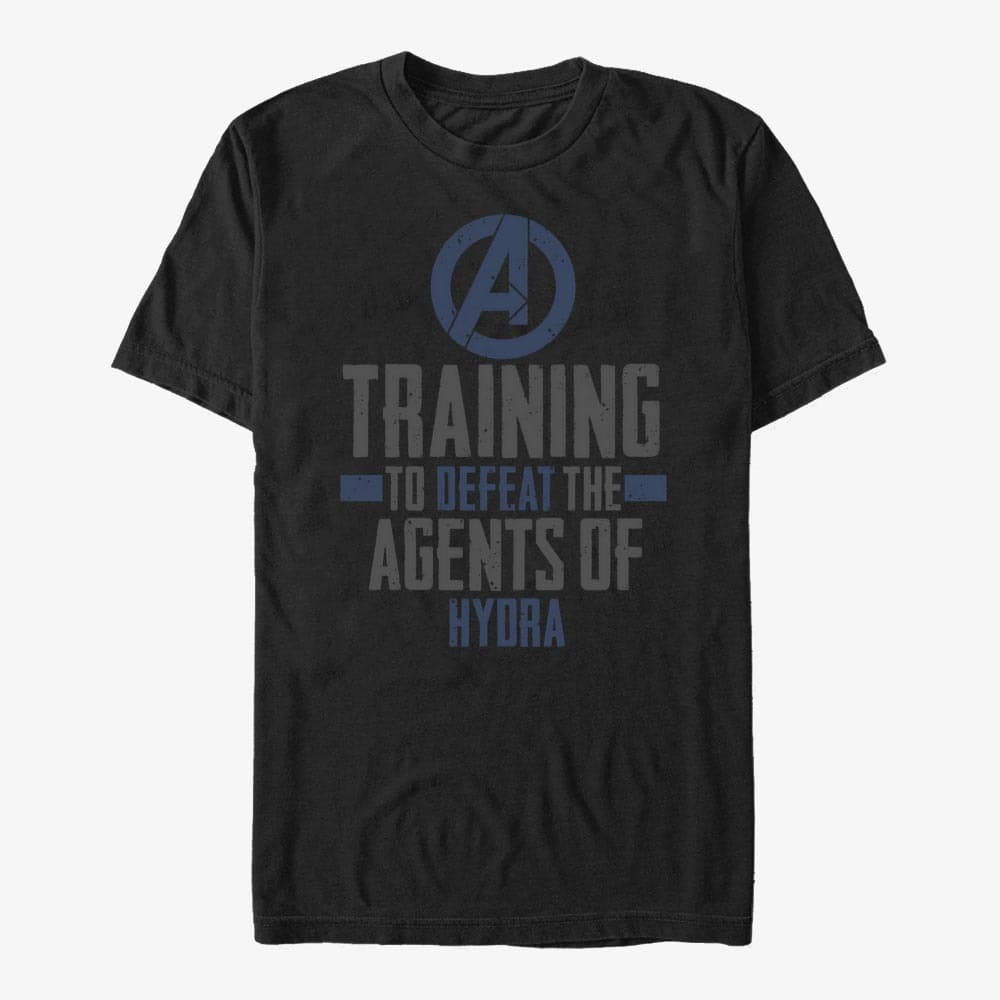 T-Shirts Merch Marvel Avengers Classic - Defeat Hydra Unisex T-Shirt Black