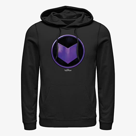 Sweatshirt Merch Marvel Hawkeye - Arrow Badge Unisex Hoodie Black